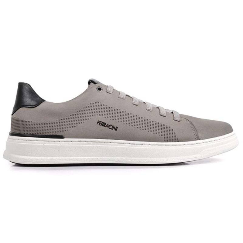 Sapatenis Ferracini Casual - Masculino - Cinza Cinza 2