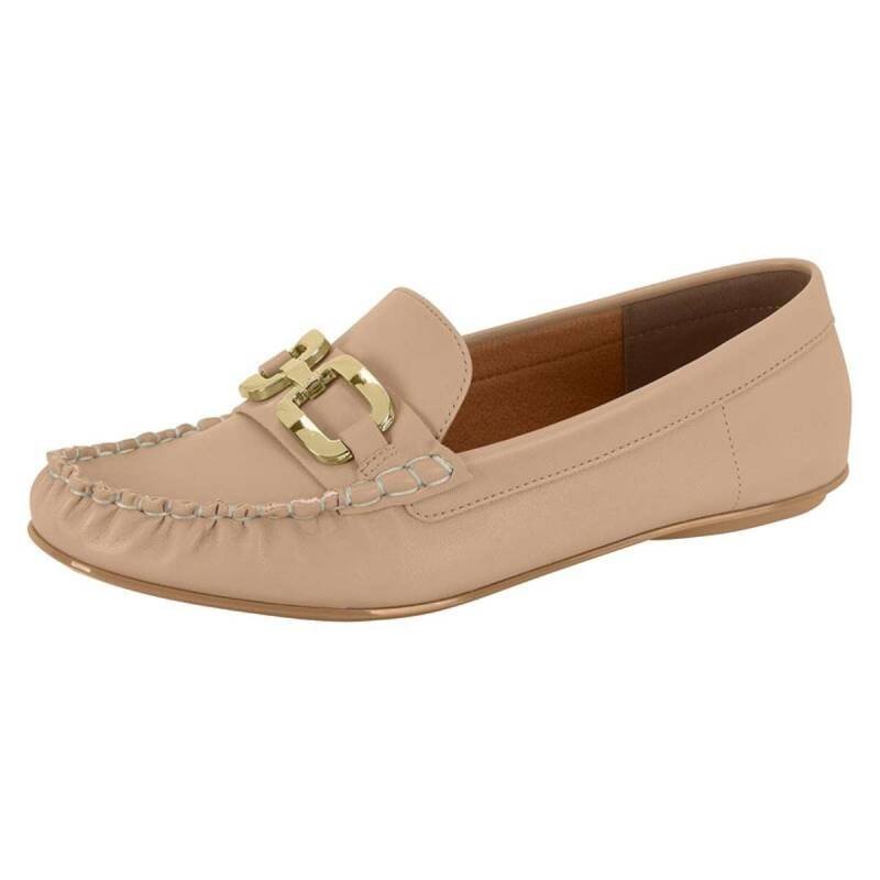 Sapato Vizzano Mocassim - Feminino - Bege Bege 2