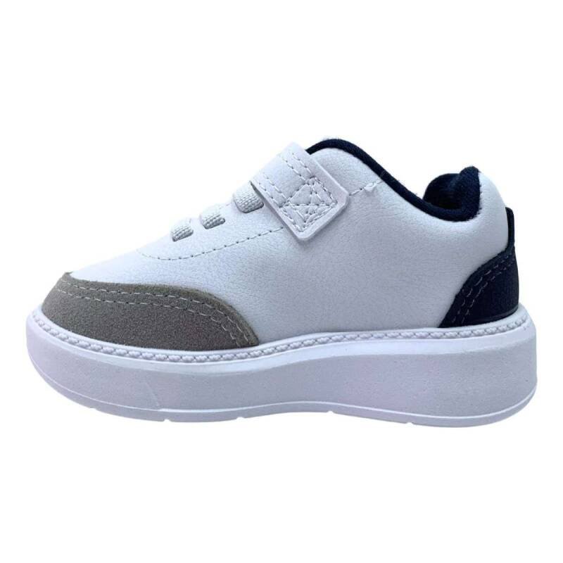 Tenis Molekinho Casual - Infantil - Branco Branco 2