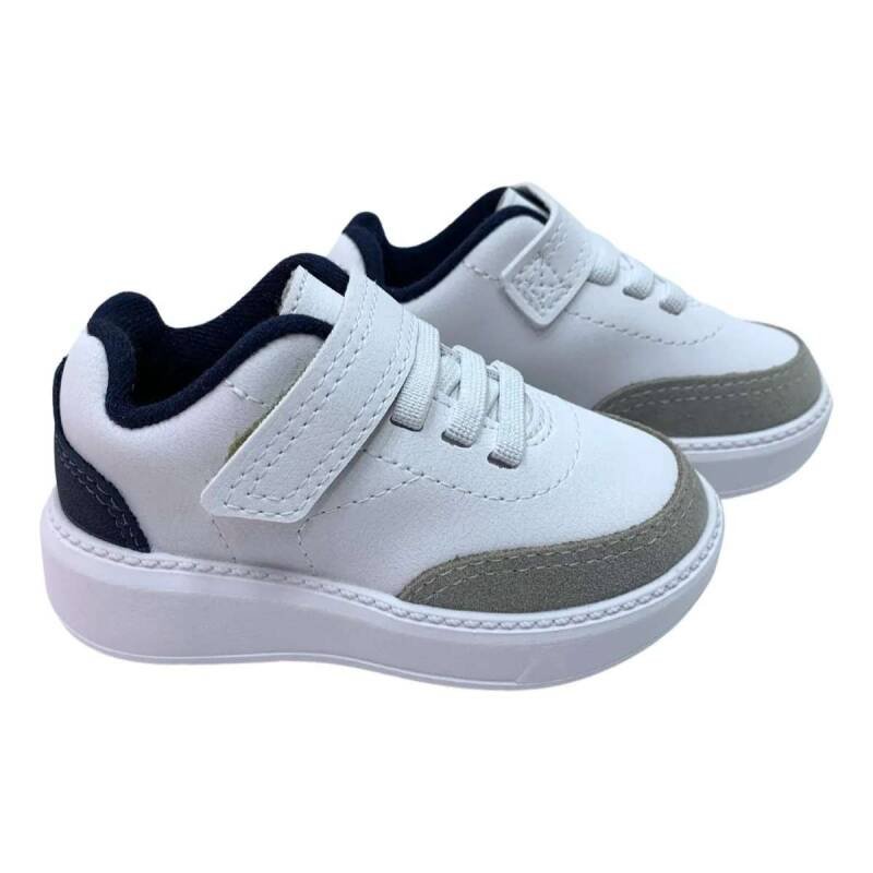 Tenis Molekinho Casual - Infantil - Branco Branco 5