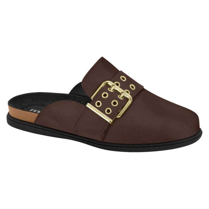 Sandalia Moleca Mule - Feminina - Marrom