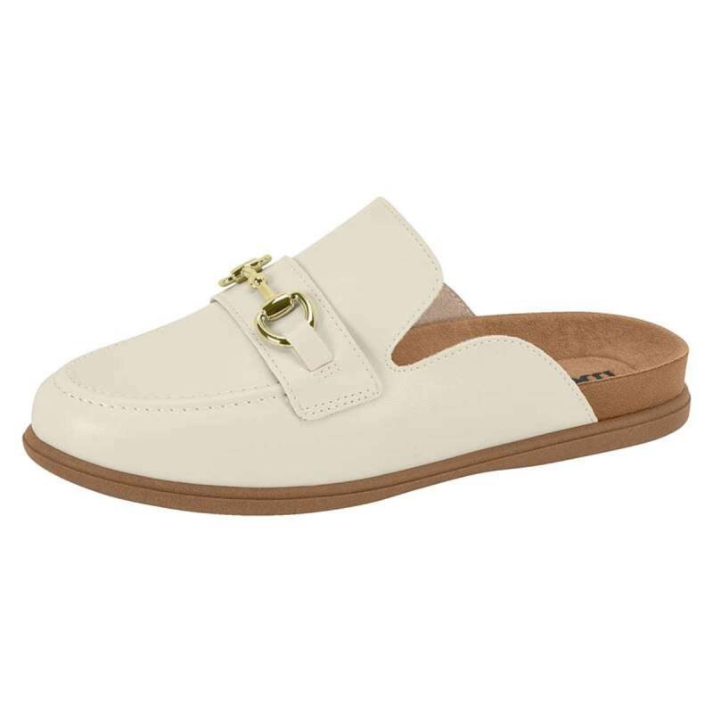 Sapato Moleca Mule - Feminino - Branco off Off White 4