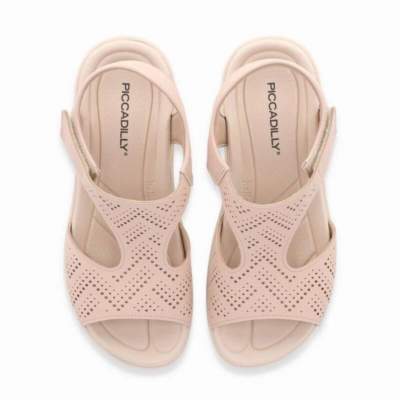 Sandalia Piccadilly Fascite - Feminina - Rose Rosa 2