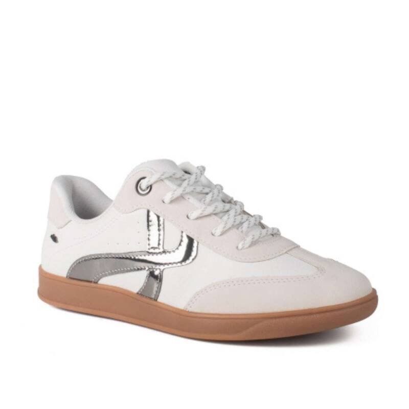 Tenis Dakota Foggia - Feminina - Marfim Branco/Prata 3