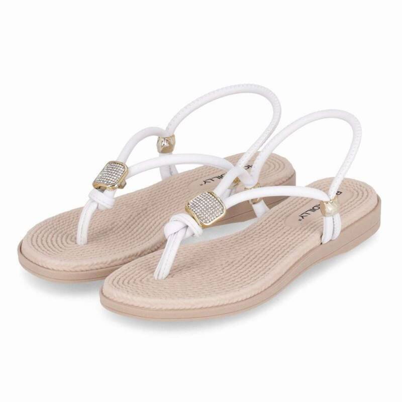 Rasteira Piccadilly Adla - Feminina - Branco Branco 2