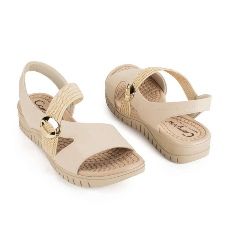 Sandalia Campesi Papete - Feminina - Creme Creme 3