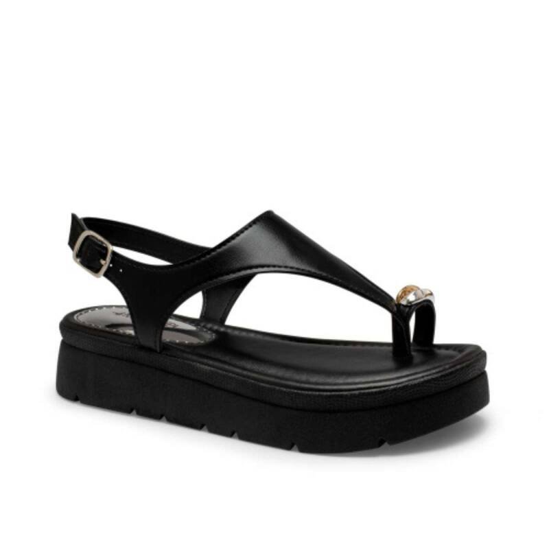 Sandalia Mississipi Flatform - Feminina - Preto Preto 1