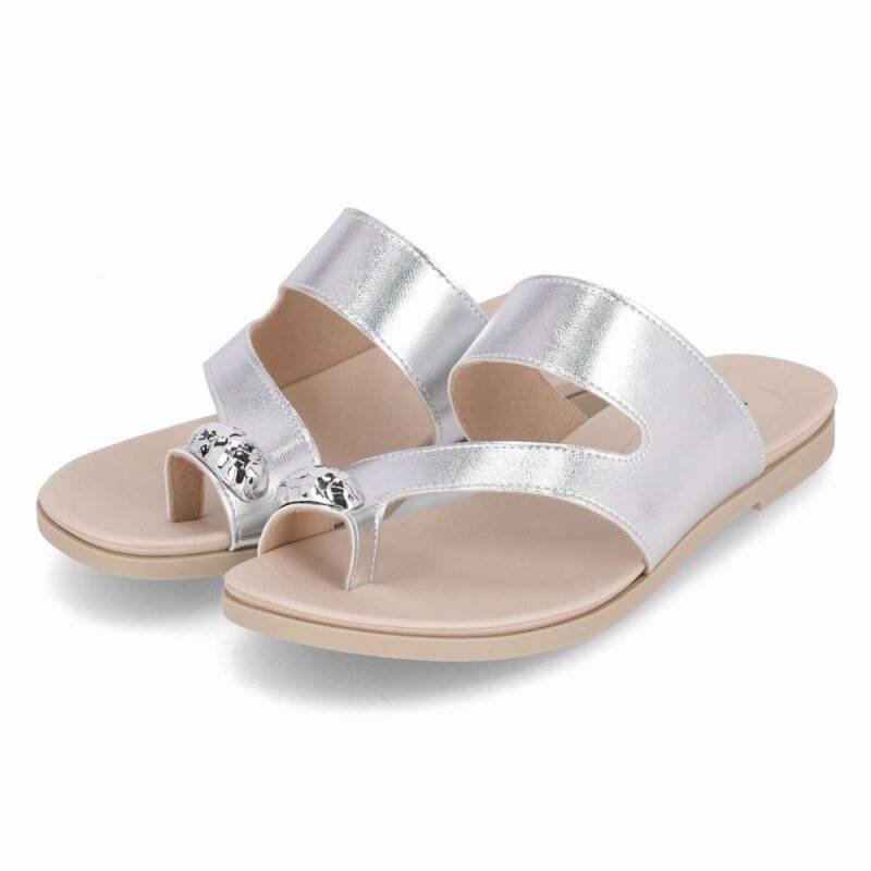 Rasteira Piccadilly Casual - Feminina Prata 2