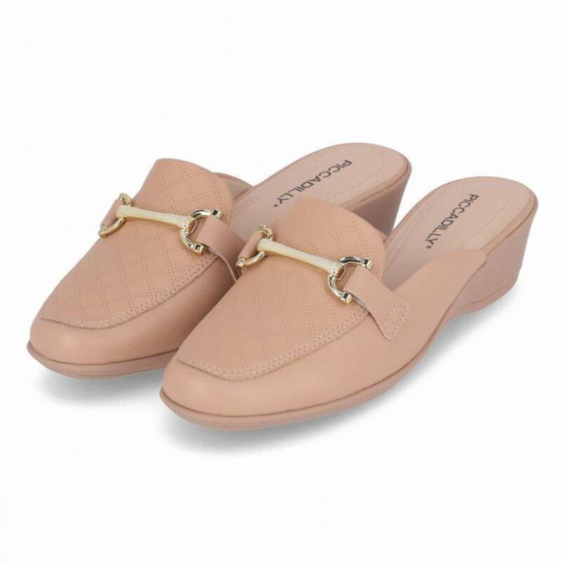 Sapato Piccadilly Mule - Feminino - Nude Nude 2