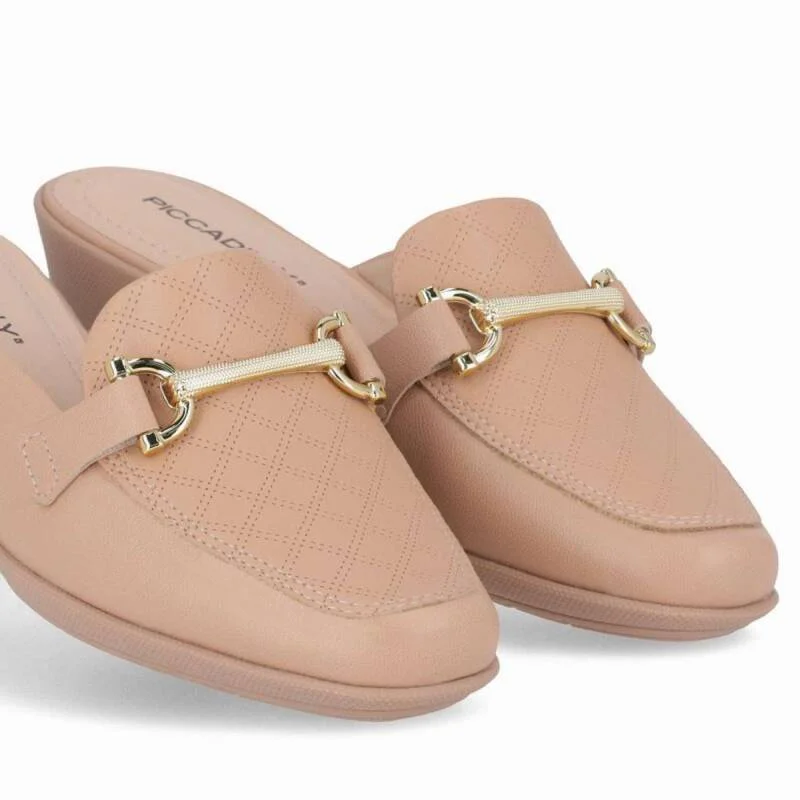 Sapato Piccadilly Mule - Feminino - Nude Nude 4