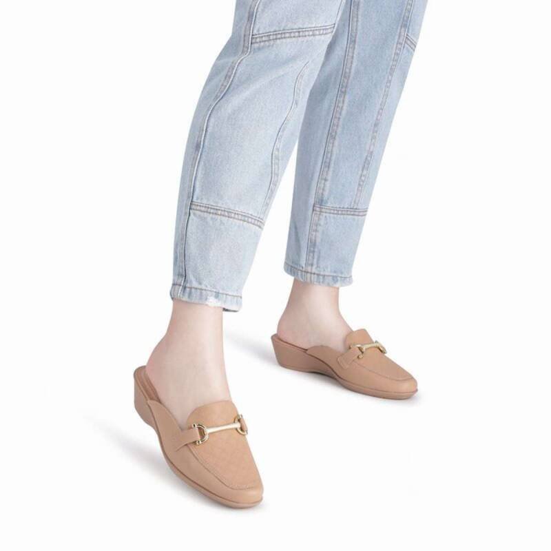 Sapato Piccadilly Mule - Feminino - Nude Nude 5