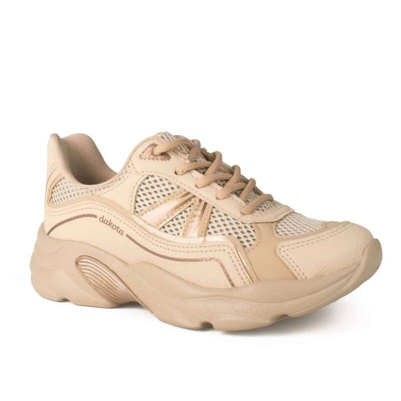 Tenis Dakota Casual - Feminino Bege 3