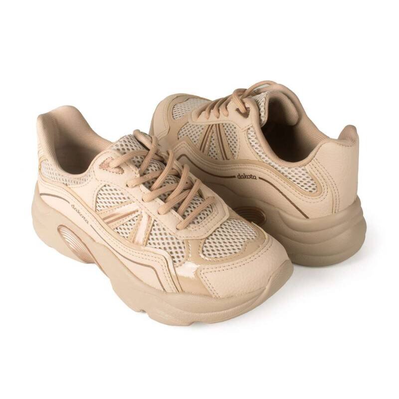 Tenis Dakota Casual - Feminino Bege 4