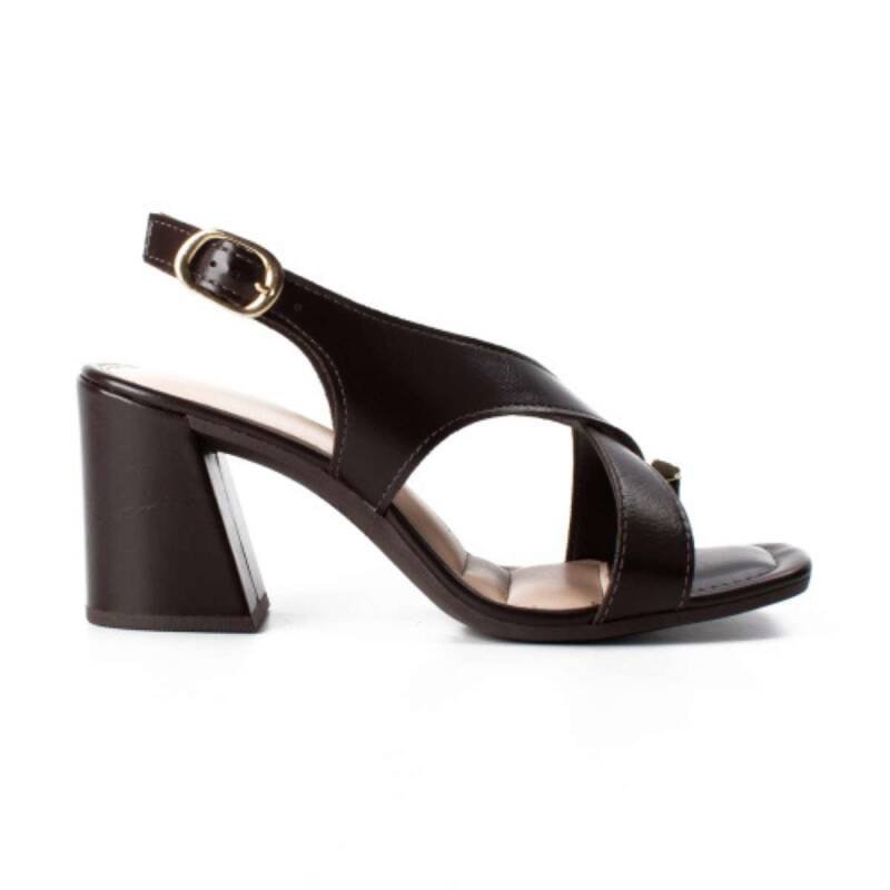 Sandalia Dakota Salto - Feminina - Marrom