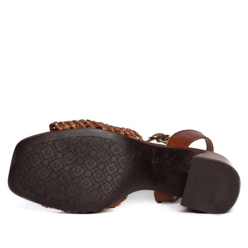 Sandalia Dakota Salto Bloco - Feminina - Marrom Marrom 7