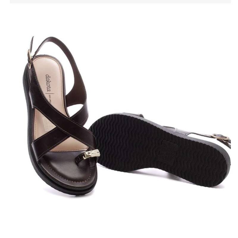 Sandalia Dakota Papete - Feminina - Marrom Marrom 4