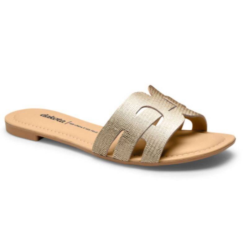 Rasteira Dakota Lazary - Feminina - Champagne