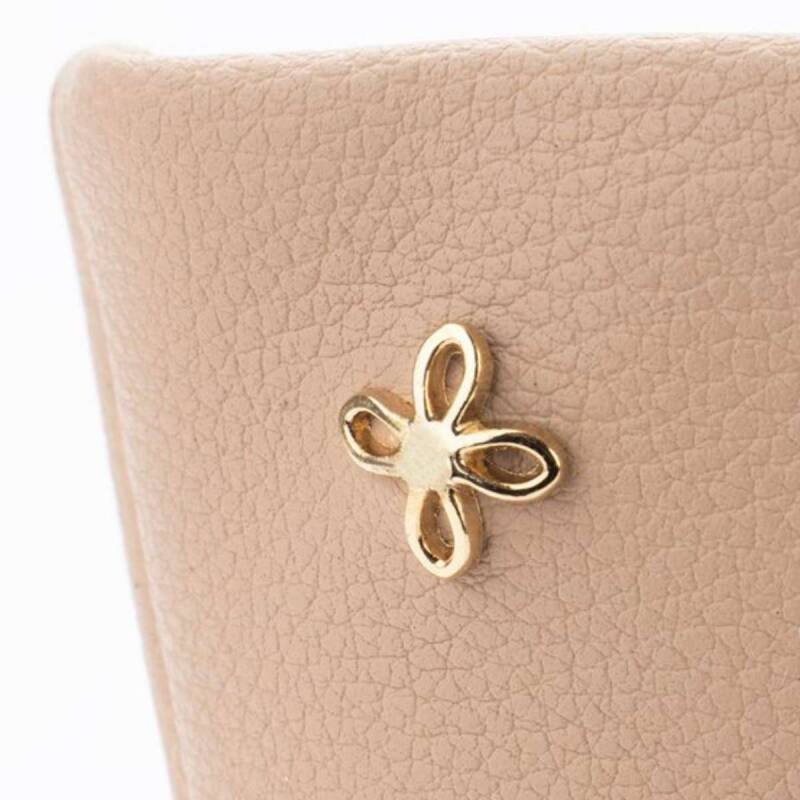 Bota Softli Salto Bloco - Feminina - Bege Bege 5