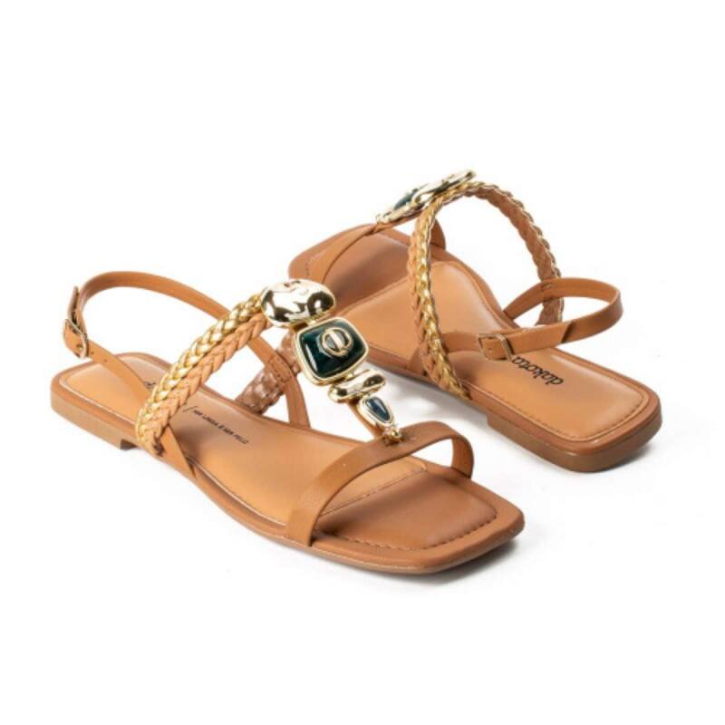 Sandalia Dakota Rives - Feminina - Marrom Marrom 4