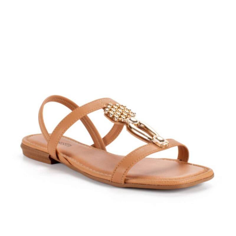 Sandália Mississipi Rasteira Rives - Feminina Marrom 5