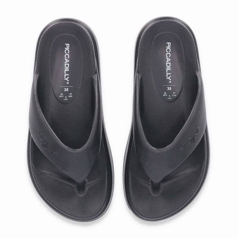 Chinelo Piccadilly Flatform - Feminino Preto 3