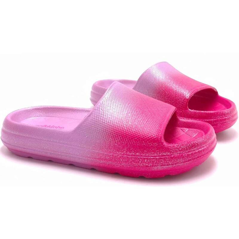 Chinelo Slide Molekinha - Infantil - Rosa Rosa 4