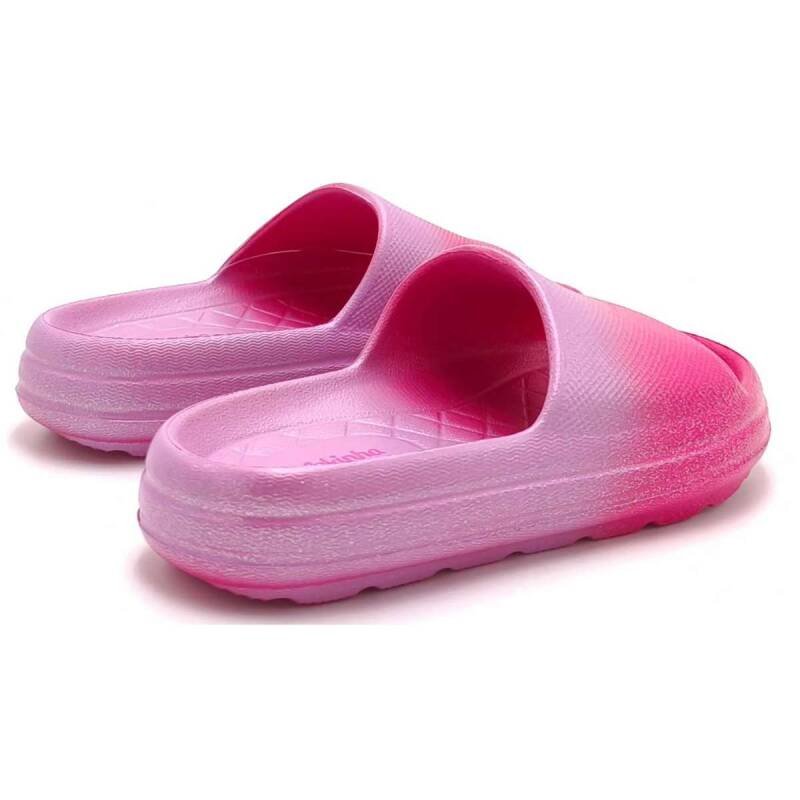 Chinelo Slide Molekinha - Infantil - Rosa Rosa 5