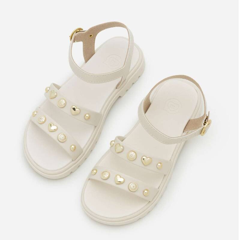 Sandália Molekinha Tratorada - Infantil Branco Off 3