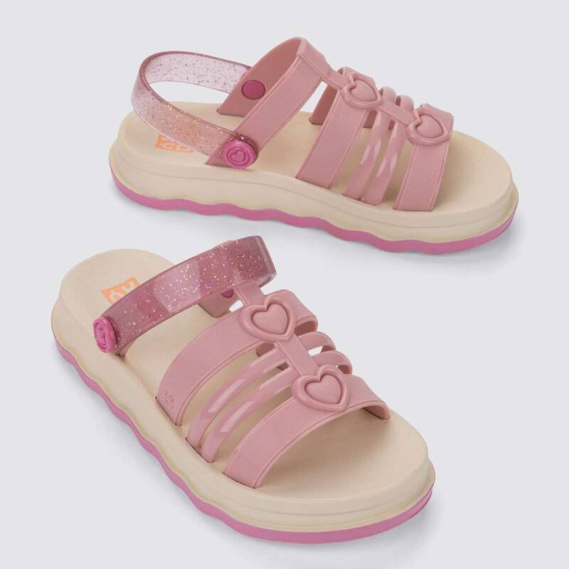 Sandália Grendene Zaxy - Infantil - Rosa Rosa 2