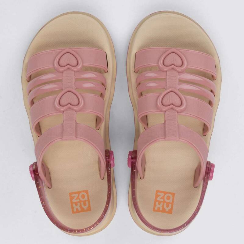 Sandália Grendene Zaxy - Infantil - Rosa Rosa 3