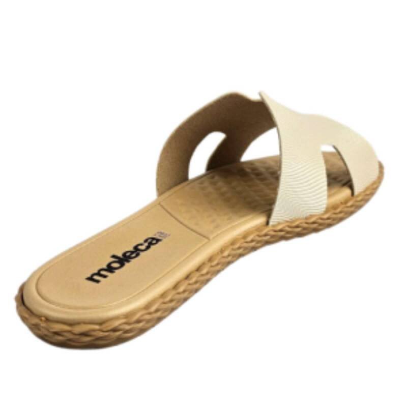 Rasteira Moleca Flat - Feminino Branco Off 4