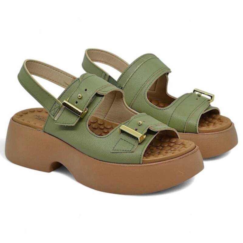 Sandália Modare Plataforma - Feminina Verde 3