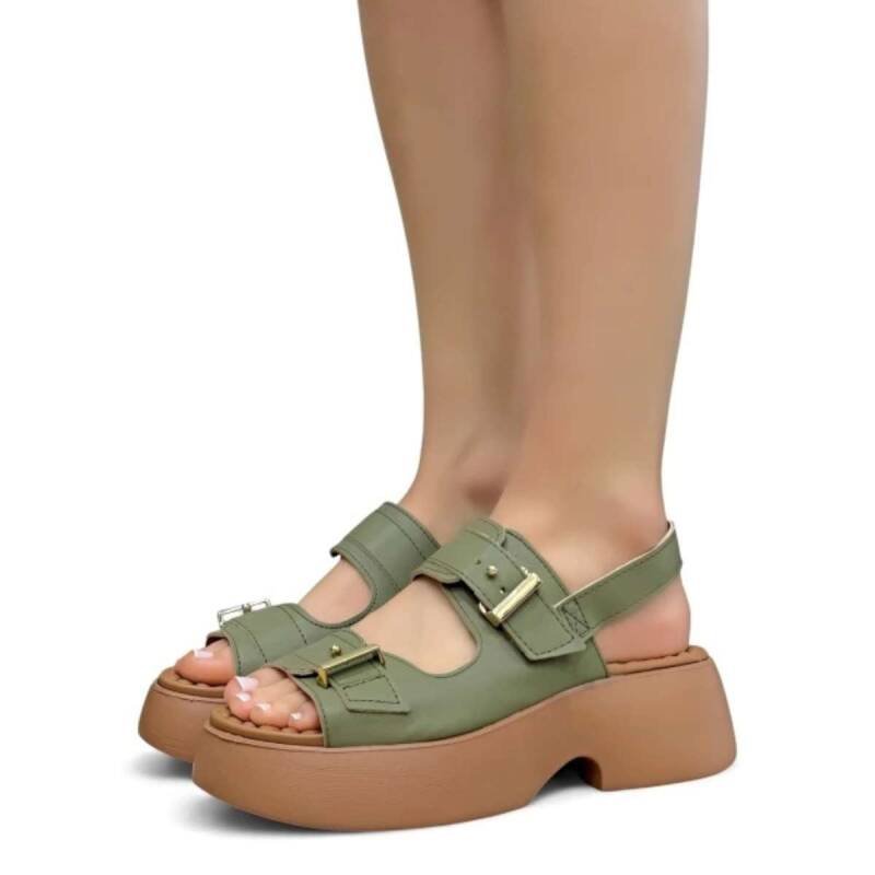 Sandália Modare Plataforma - Feminina Verde 4