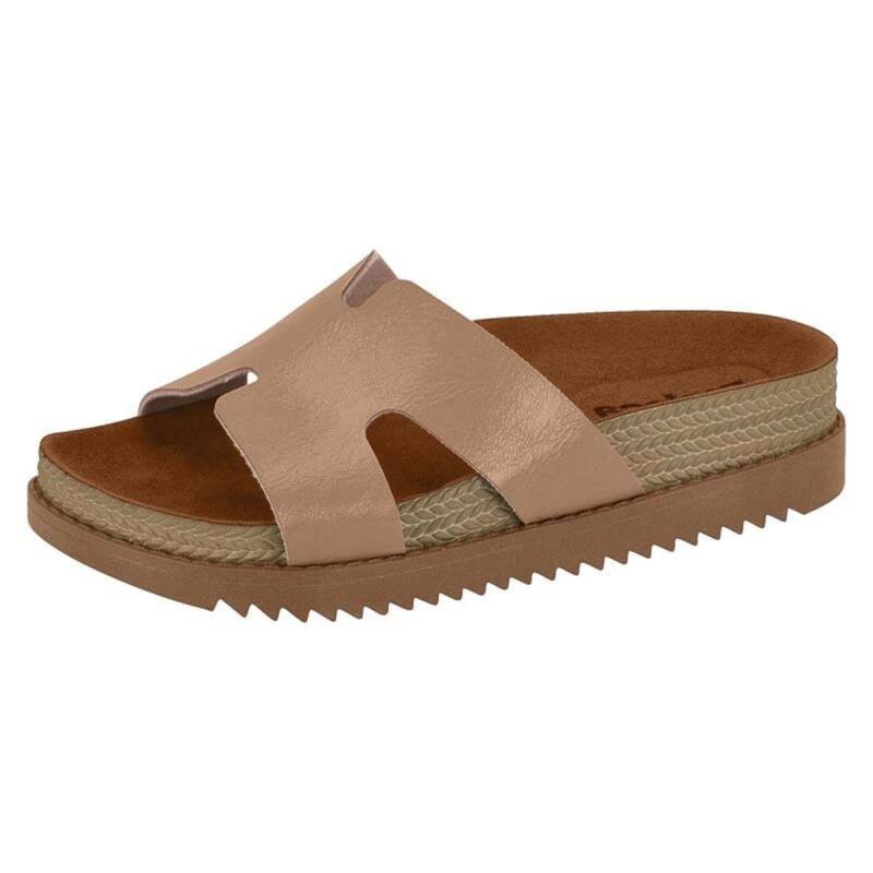 Chinelo Moleca Papete - Feminino Nude 2