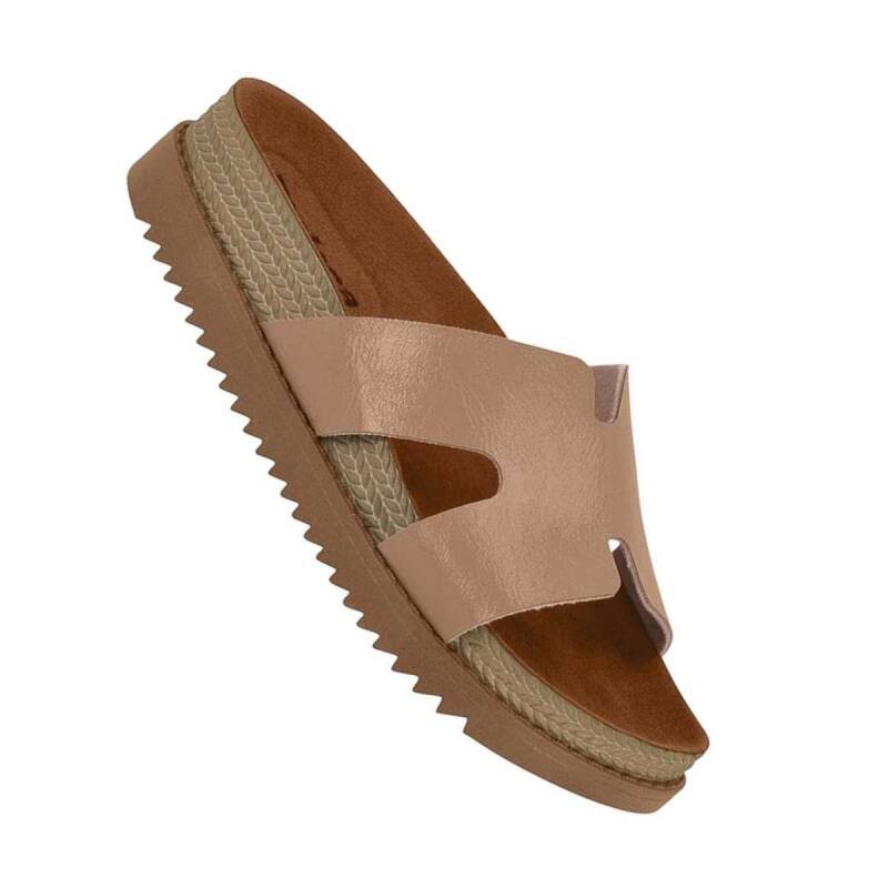 Chinelo Moleca Papete - Feminino Nude 3