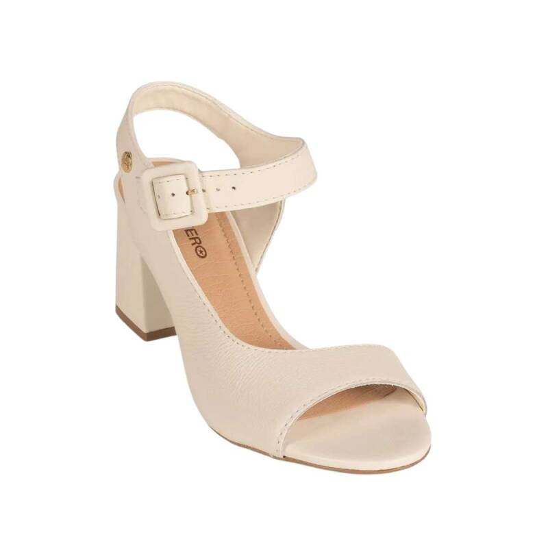 Sandália Bottero Salto Bloco - Feminina - Branco off Branco Off 2