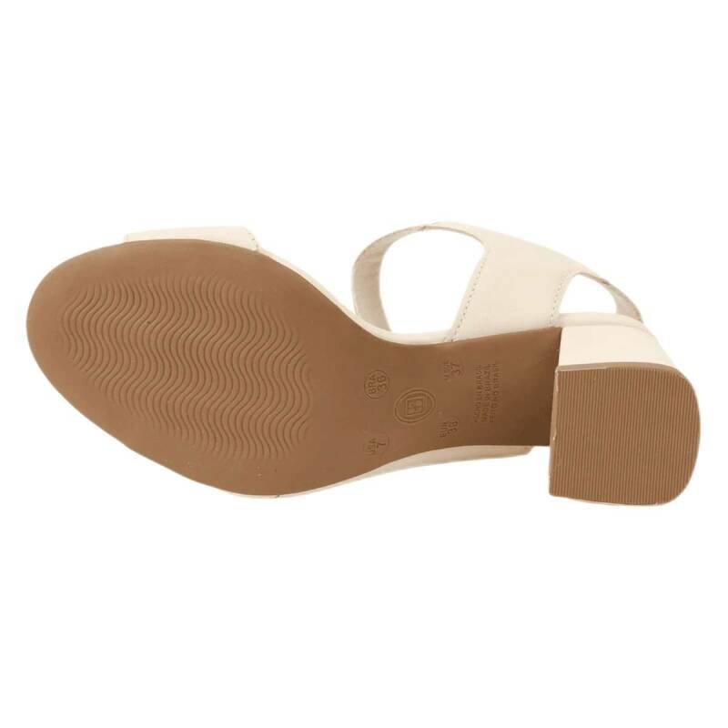 Sandália Bottero Salto Bloco - Feminina - Branco off Branco Off 3