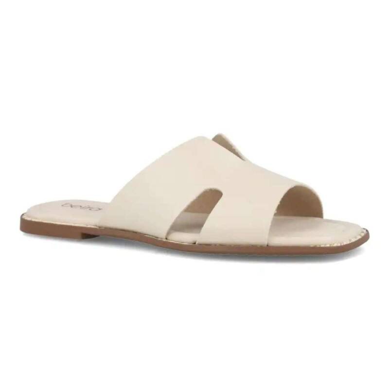 Rasteira Beira Rio Conforto - Feminina Branco Off 5