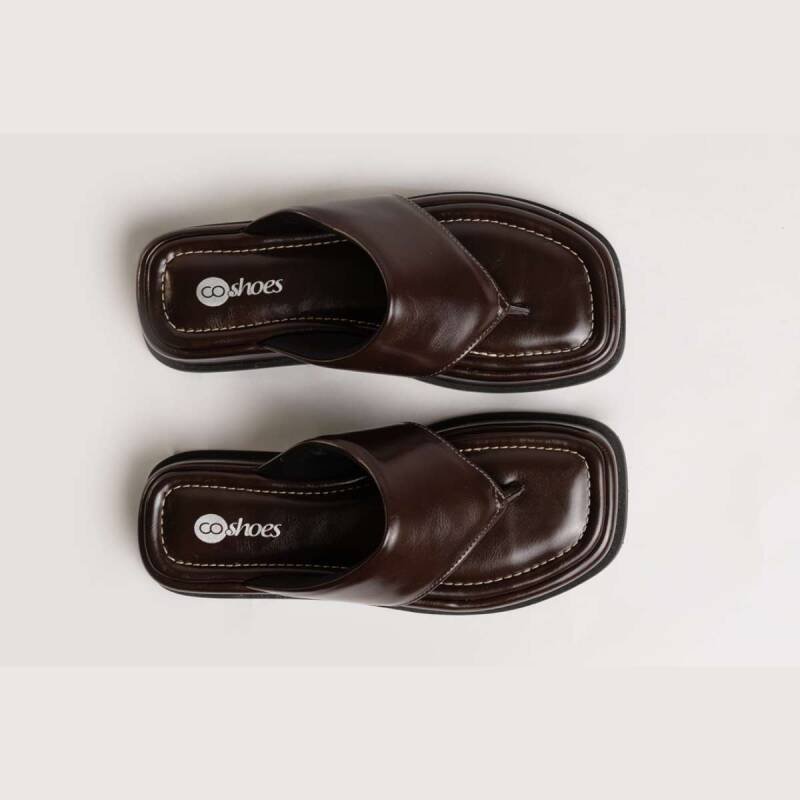 Tamanco Co Shoes Flatform - Feminino - Marrom Marrom 4