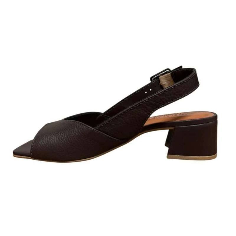 Sandália Bottero Peep Toe - Feminina Marrom 2