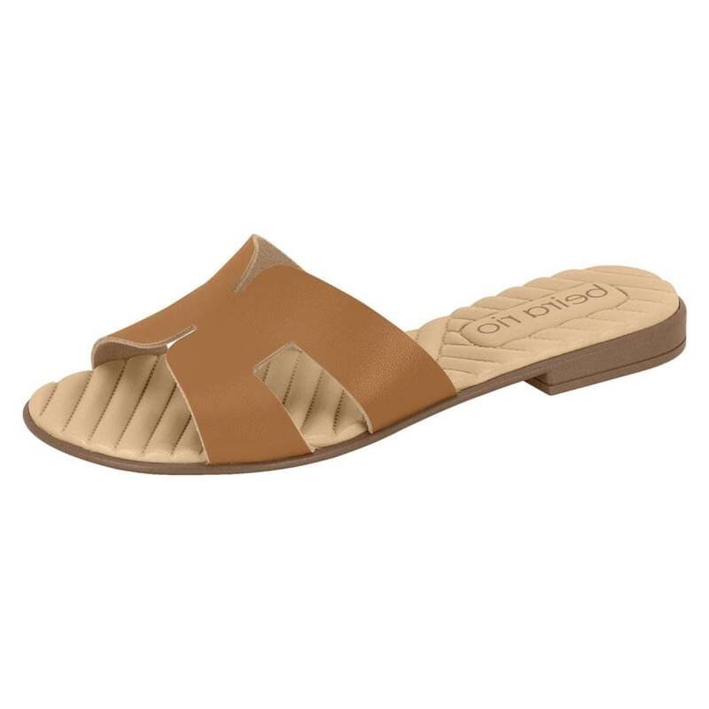 Rasteira Beira Rio Casual - Feminina Marrom 2