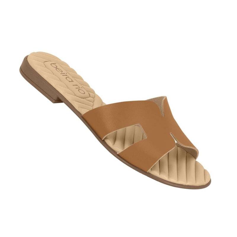 Rasteira Beira Rio Casual - Feminina Marrom 3