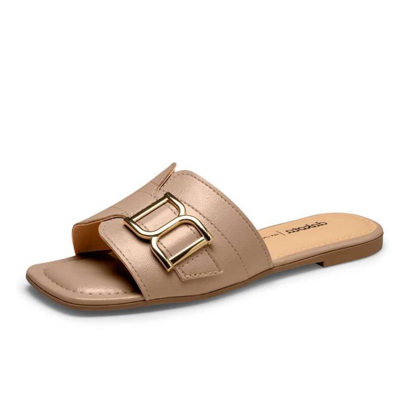 Rasteira Dakota Casual - Feminino - Marrom Marrom Claro 2