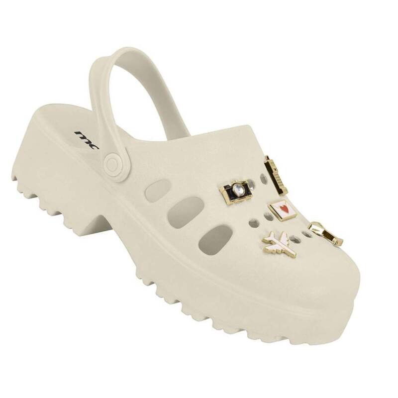 Sandália Moleca Clog - Feminino Off White 3
