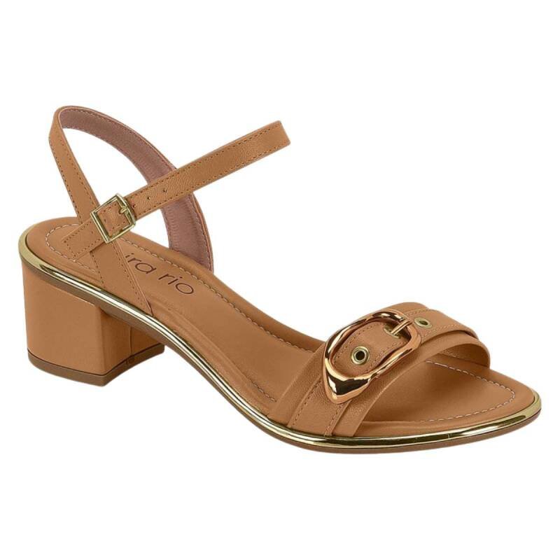 Sandália Beira Rio Casual - Feminino - Nude Bege 1