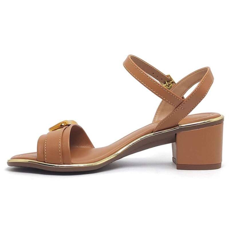 Sandália Beira Rio Casual - Feminino - Nude Bege 3