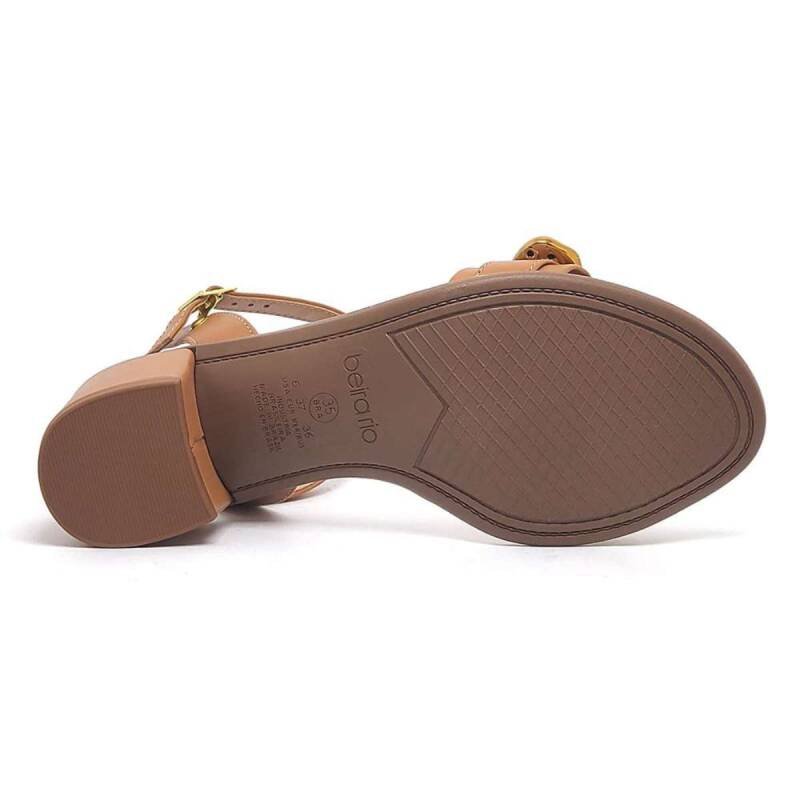 Sandália Beira Rio Casual - Feminino - Nude Bege 4