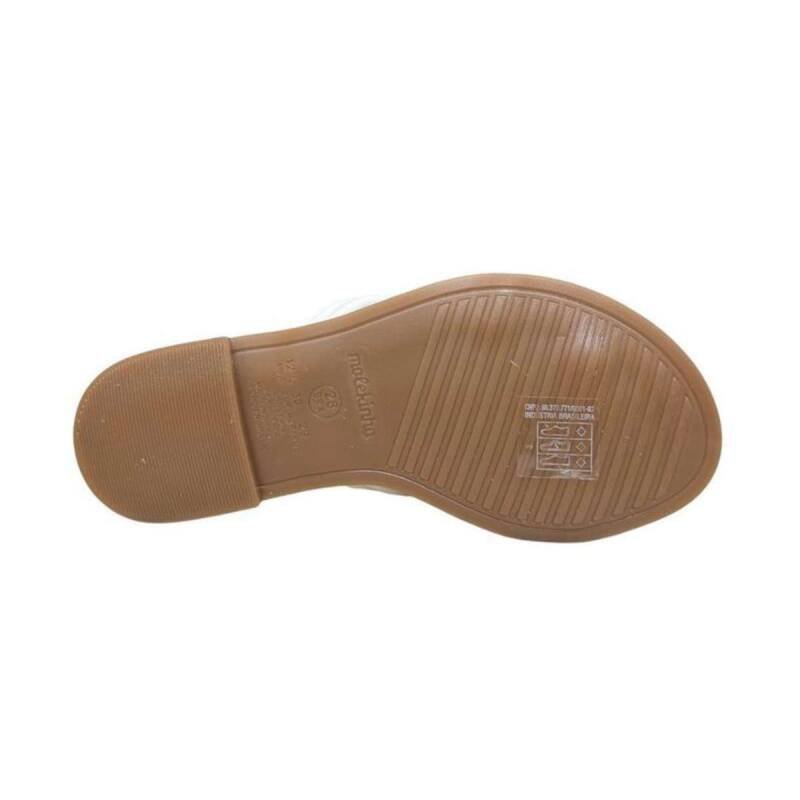 Rasteira Molekinha Casual - Infantil - Branco off Branco 4