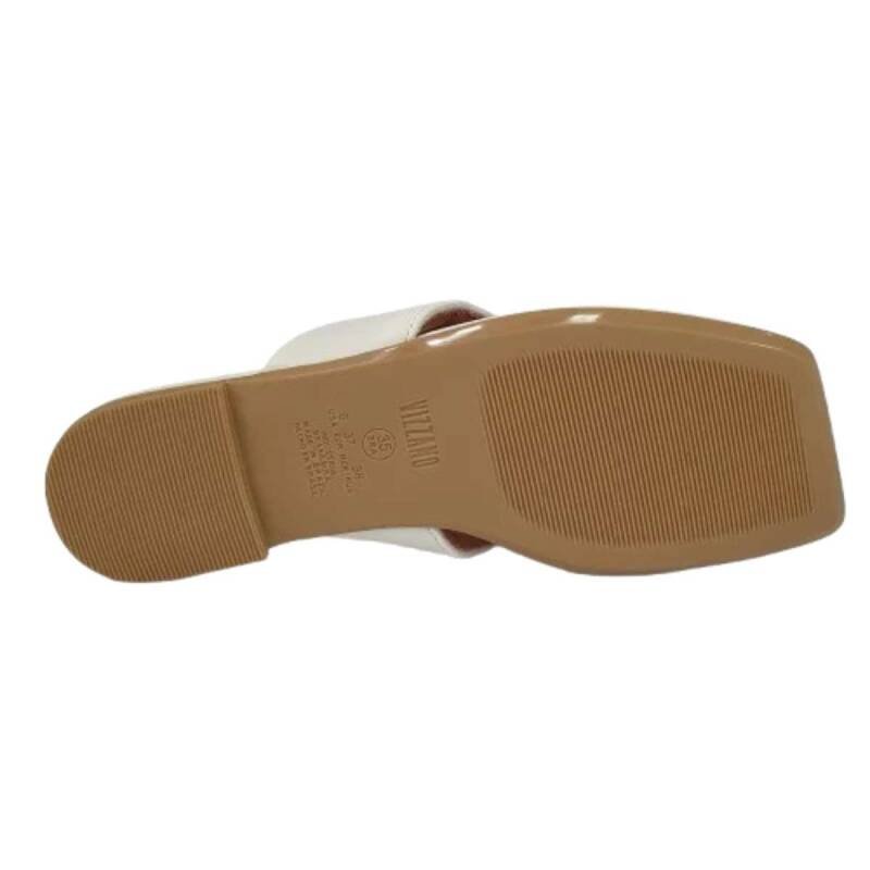 Rasteira Vizzano Casual - Feminino - Branco off Branco 4