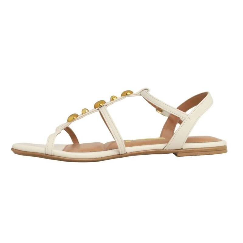 Sandália Vizzano Rasteira - Feminino Branco 3